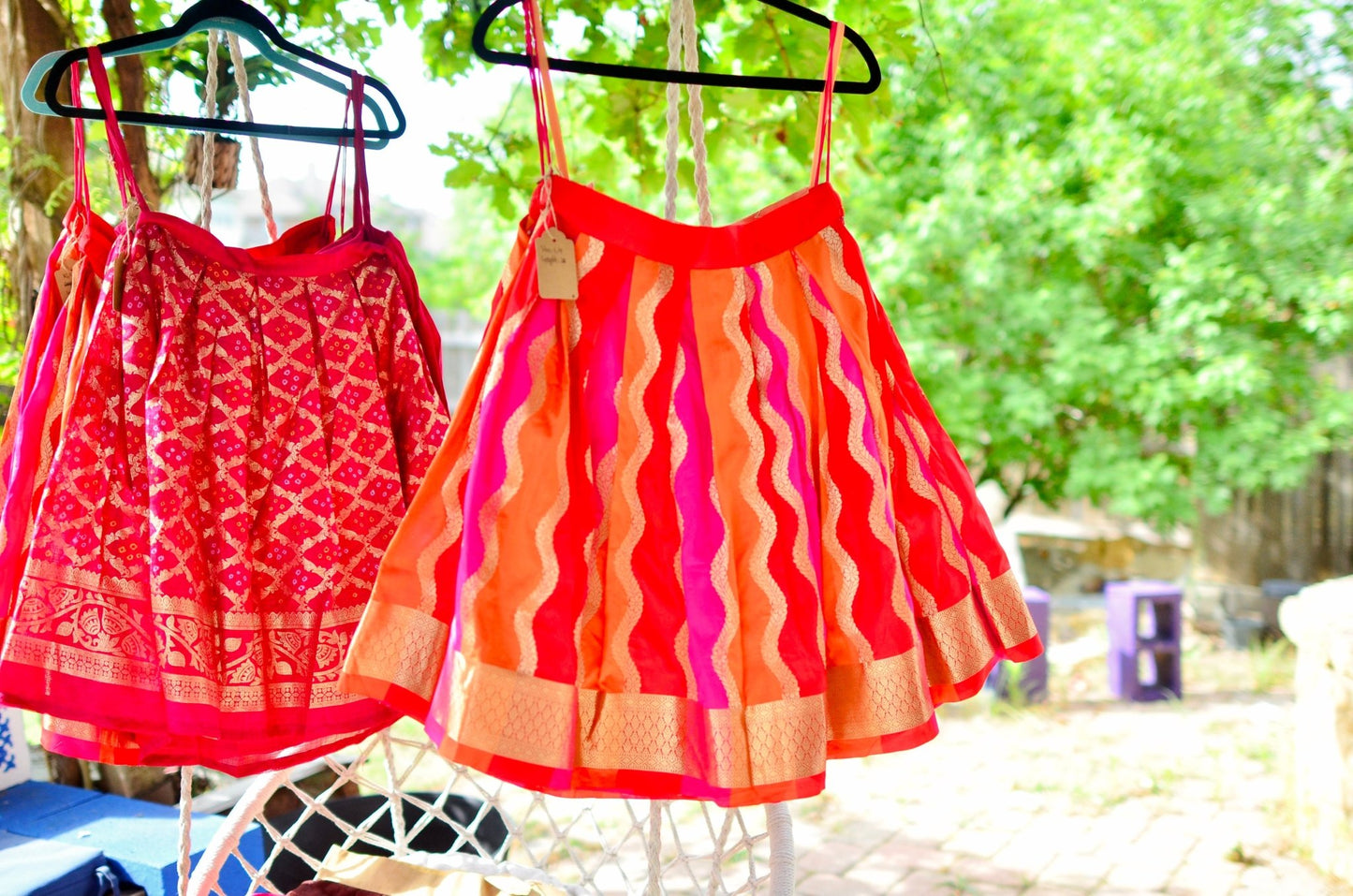 Multishade short skirt - Million Raagas