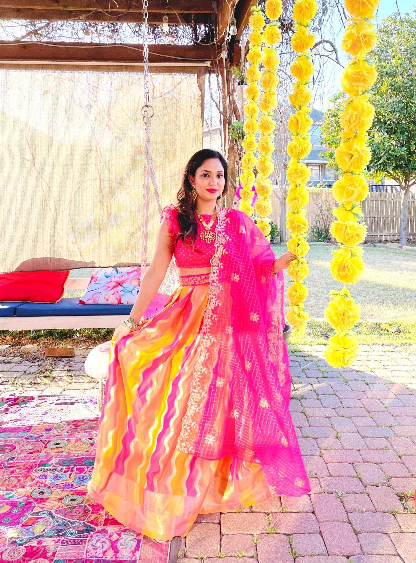Tangerine Dream - Lehenga - Million Raagas
