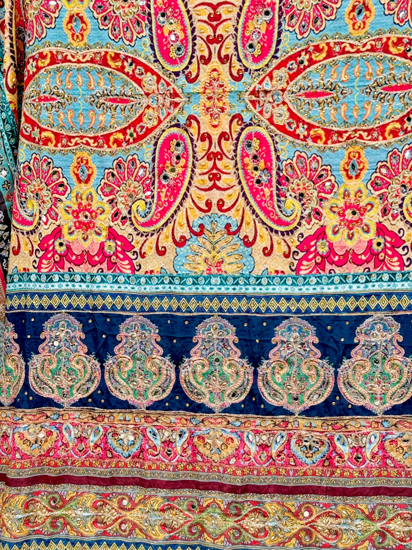 Celestial Bazaar Mirror handwork dupatta