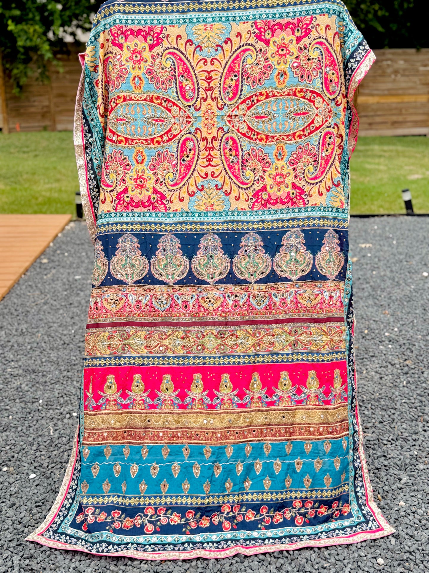Celestial Bazaar Mirror handwork dupatta
