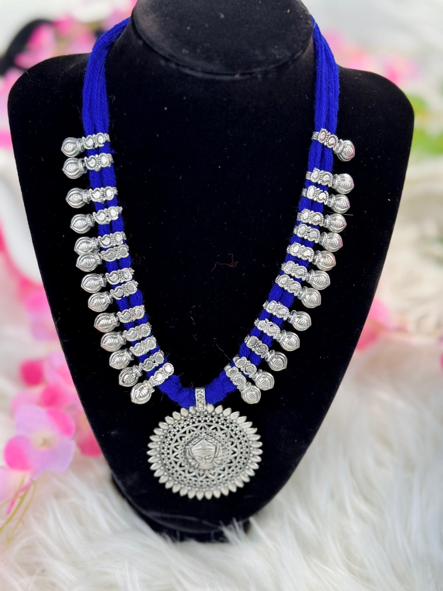 Bohemian Blue Necklace - Million Raagas