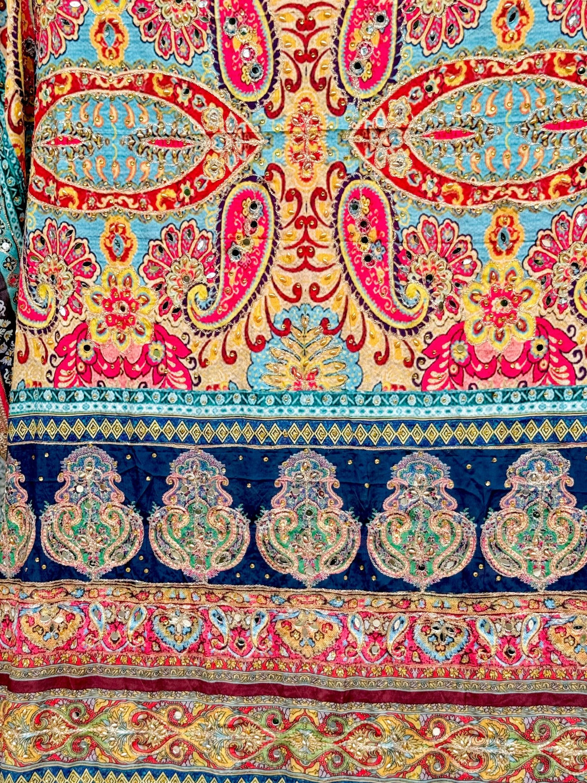 Celestial Bazaar Mirror handwork dupatta - Million Raagas