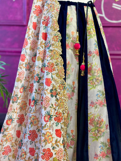 Floral Elegance Lehenga set - Million Raagas