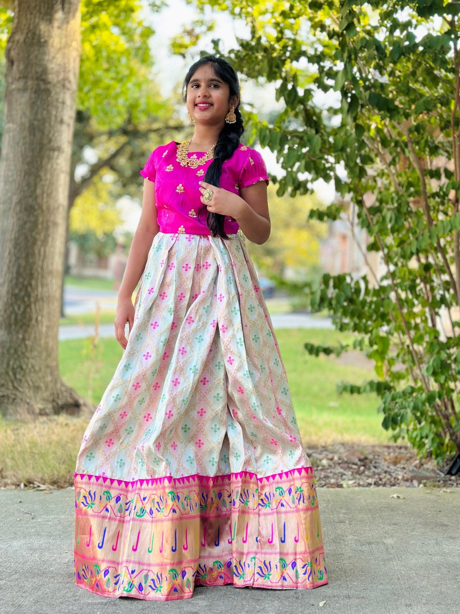 Mini Maharani lehenga - Teens & Tweens - Million Raagas